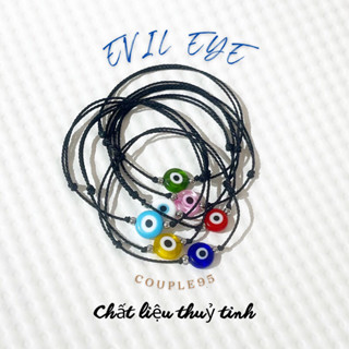 Vòng tay mắt quỷ Evil Eye - chất liệu thuỷ tinh