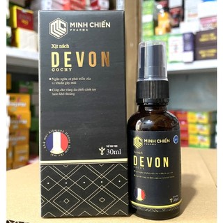 Xịt nách nano Devon Xịt Khử Mùi Hôi Nách Hôi Chân khử mùi diệt khuẩn khô thoáng cho nam và nữ