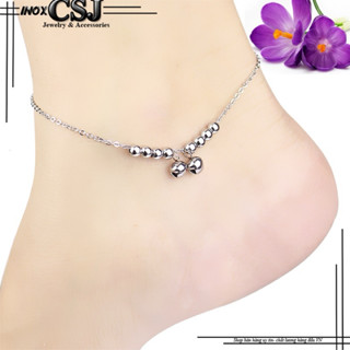 Lắc chân inox bi phối chuông không đen không gỉ