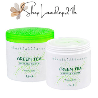 Kem massage tổng hợp trà xanh Mira Green tea massage cream 450ml