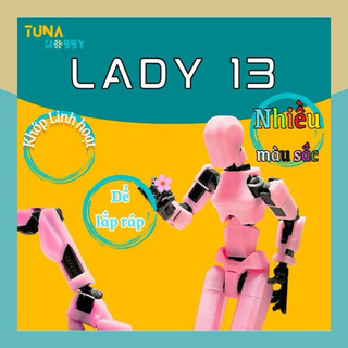 Kit mô hình robot action figure lady 13 | tuna hobby in 3d