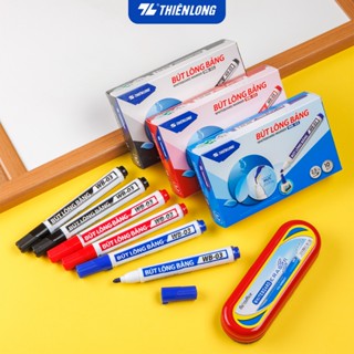 Combo 5/10/20 Bút lông bảng Thiên Long WB-03 - Bút dạ viết bảng trắng xoá được, đầu bút viết êm trơn