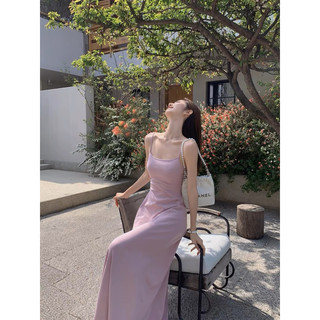 1015 VÁY MAXI 2 DÂY TRƠN CÓ ĐỆM NGỰC
