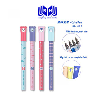 Bút nước M&G AGPC5201A ngòi 0.38mm Bút gel M&G chính hãng hình chim cánh cụt AGPC5201