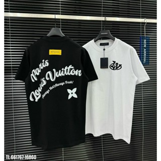 Áo Phông Nam Nữ Louis Vuiiton Họa Tiết In Nhiệt Cực Nét Chất Liệu Vải Cotton Cao Cấp Form Dáng Thời Trang Cực Hottrend