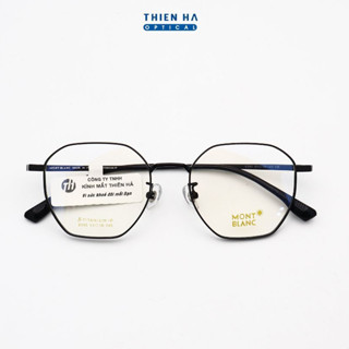  Gọng kính cận nam nữ THIÊN HÀ OPTICAL titannium nhẹ dáng vuông trẻ trung size trung và to TH8390 