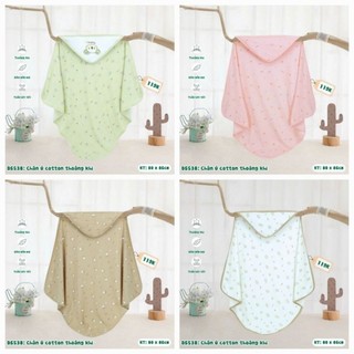 Chăn ủ cotton thoáng khí cho bé dokma