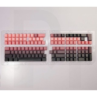 Keycap Gradient Black Pink | Xuyên Led | Cherry Profile