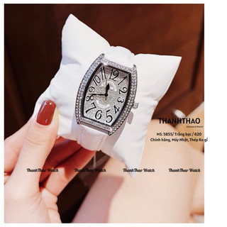 Đồng hồ nữ chính hãng mặt oval thanhthao watch 5855