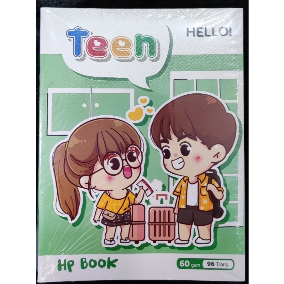 Vở TEEN 96T 4 Ô Ly ĐL 60GSM