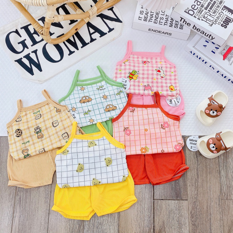 Bộ 2 dây gân tăm cho bé gái B160