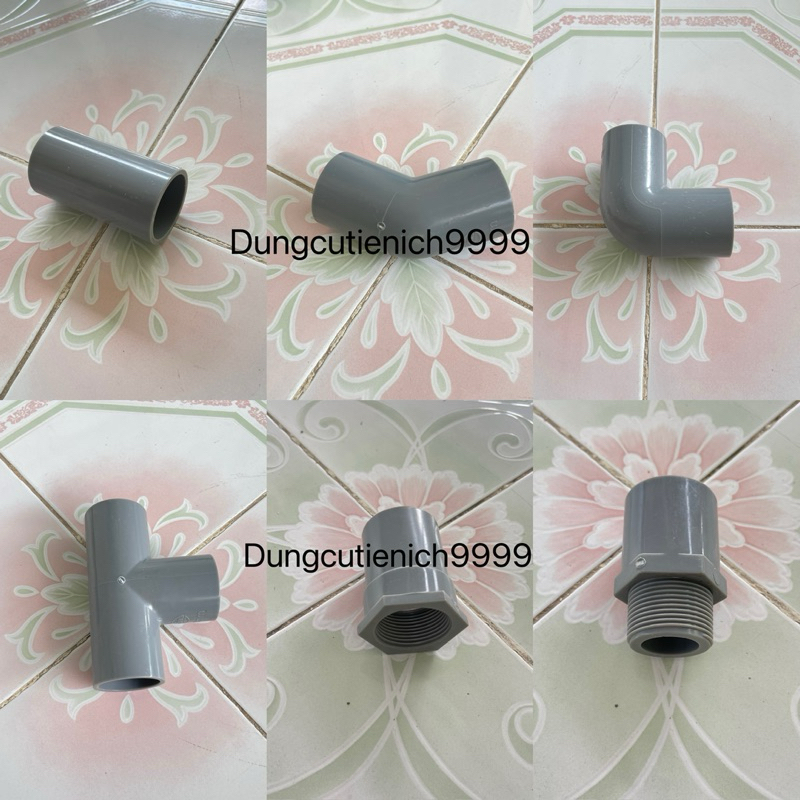 Phụ kiện pvc nối, co, tê nhựa Bình Minh phi 42