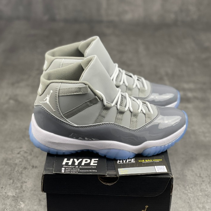 Giày sneaker Jordan 11 Cool Grey ( Giày Bóng Rổ Xám Trắng ) - Hype Sneaker | Phiên bản Best Quality