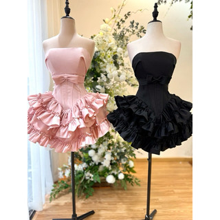 Váy cup nơ tầng bèo công chúa TKCC