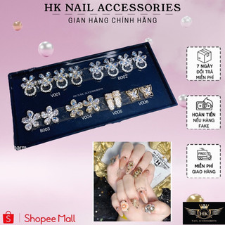 Phụ kiện charm đá cao cấp trang trí móng HK NAIL ACCESSORIES