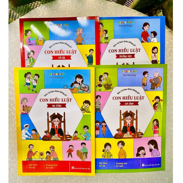 Sách - Combo Dạy con hiểu luật(bìa mềm)