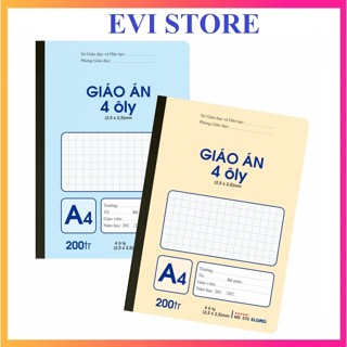Sổ giáo án may 4 ô ly 200 trang Klong 370 I Vở luyện viết tiếng Trung MS370
