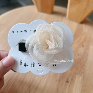 Kẹp tóc hoa trà phong cách Hàn Quốc