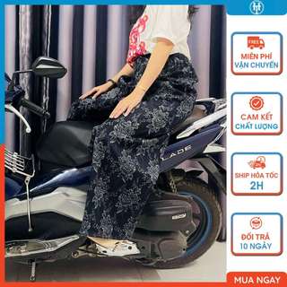 Váy chống nắng xẻ tà nữ ngồi sau vải jean bông dày dặn và mềm mại có nút bấm chân JHTXB1 HT FASHION