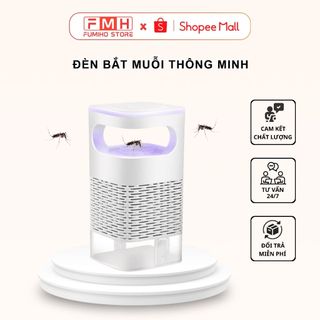 Đèn bắt muỗi fumiho, máy bắt muỗi diệt côn trùng tia uv thông minh có quạt hút