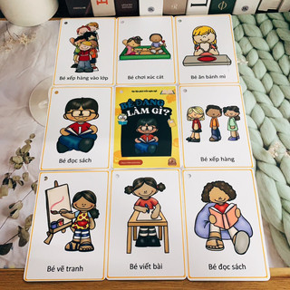 [Yêu thích]Học liệu bé đang làm gì Autismshop