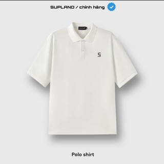Áo Polo SUPLAND Basic họa tiết logo thêu