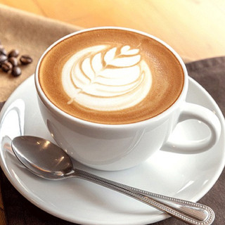 Cốc sứ capuchino tách cafe latte 280ml 220ml kèm đĩa kê trắng
