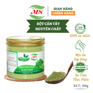 Bột cần tây organic sấy lạnh siêu mịn MS 200g (Bột pha uống giúp đẹp da, detox, giảm cân )