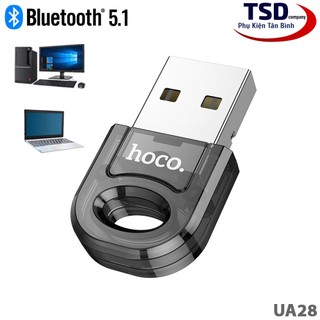 Usb bluetooth 5.1 hoco ua28 cho máy tính, laptop chính hãng