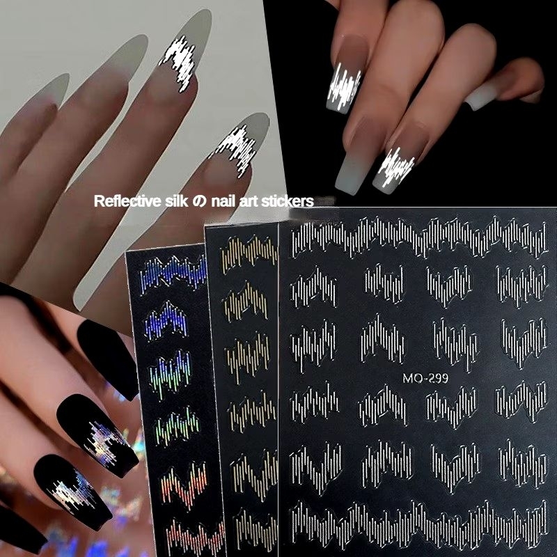 Sticker phản quang lụa 5d / Sticker lụa 5d phản quang/ Sticker  lụa 5d vàng bạc bảy màu.