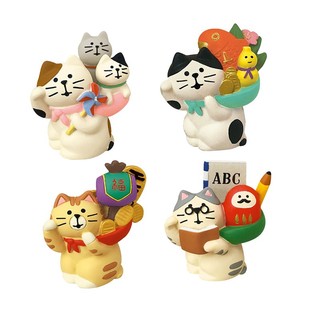 Mô hình mèo Zakka chủ đề may mắn