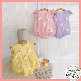 Bộ body ngắn tay liền thân bodysuit áo liền quần cho bé
