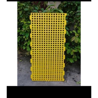 (loại 1)Tấm sàn nhựa lỗ tròn lót chuồng ngan gà vịt dê chó heo 1m x 50cm tiện lợi