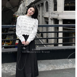 Sơ Mi Thô Phối Ren Tầng