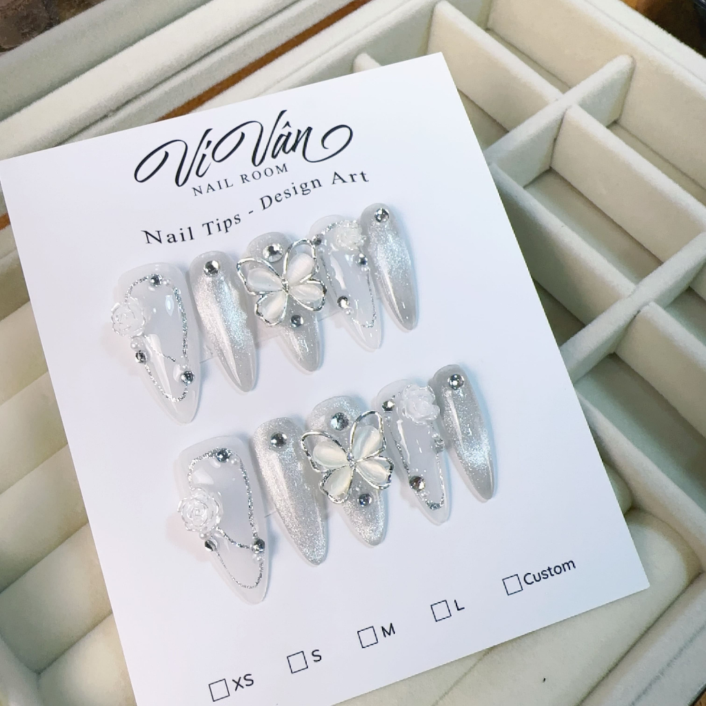 Nail box mắt mèo móng nhọn