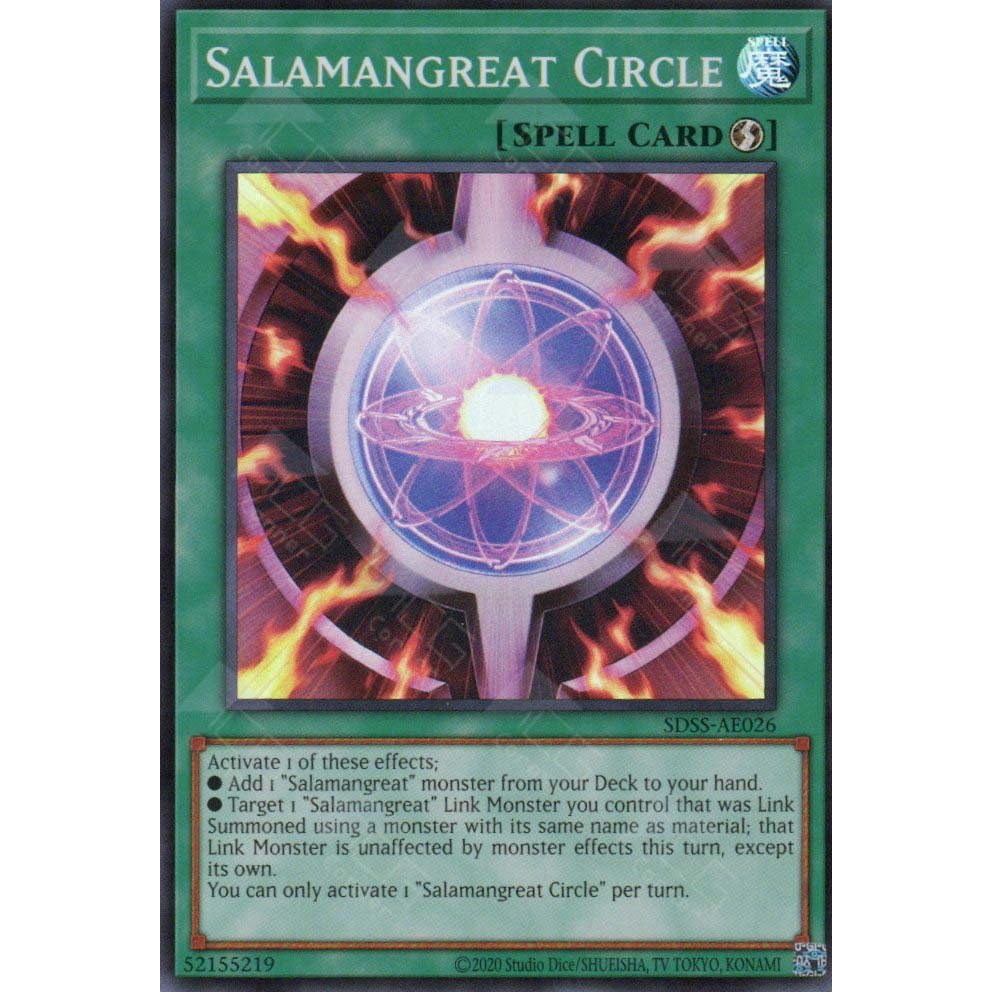 [YFS] 1 thẻ bài PKM/Yugioh TCG SDSS-AE026 Salamangreat Circle (SR)