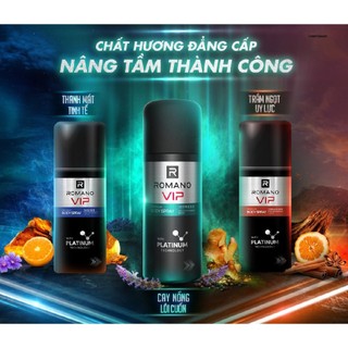 VIP Romano - Xịt ngăn mùi toàn thân romano Vip 150ml