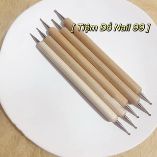Set bút chấm bi nail 2 đầu, bộ 5 cây bút chấm bi đủ size chuyên dụng vẽ móng