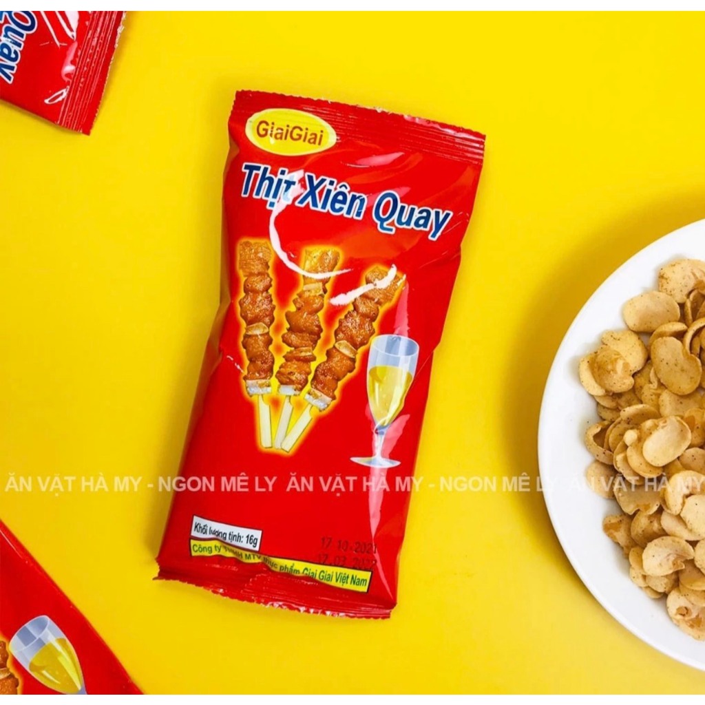 Snack thịt xiên quay (gói 16g)
