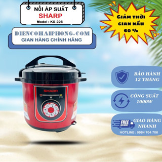 Nồi Áp suất đa năng Sharp KS226 6Lít