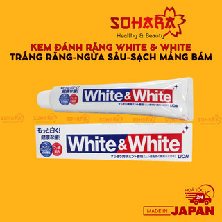 Kem đánh răng trắng răng White&White Nhật Bản 150g