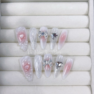 Nail box đính đá