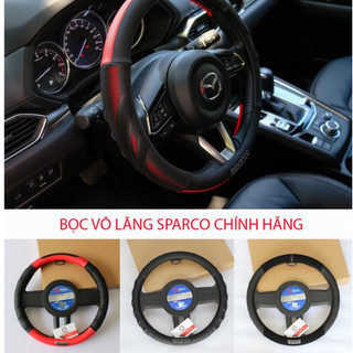 Bọc vô lăng ô tô, ốp vô lăng sparco chính hãng italia cao cấp đủ mẫu và màu sắc size 38cm dành cho xe từ 4 đến 16 chỗ