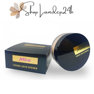 Phấn phủ dạng bột mira cherry shine powder siêu mịn kiềm dầu 10g