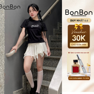 Áo thun BaBy Tee, áo phông nữ ngắn tay, cổ tròn, 100% cotton co giãn 2 chiều BonBon ABBC39
