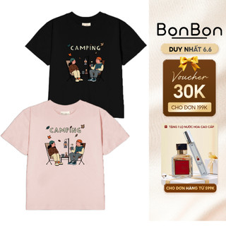 Áo thun BaBy Tee, áo phông nữ ngắn tay, cổ tròn, 100% cotton co giãn 2 chiều BonBon ABBH13