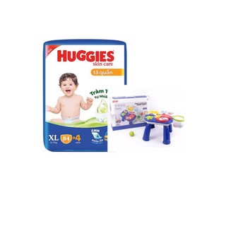 Tã quần huggies skincare m106/l96/xl84/xxl76 kèm quà
