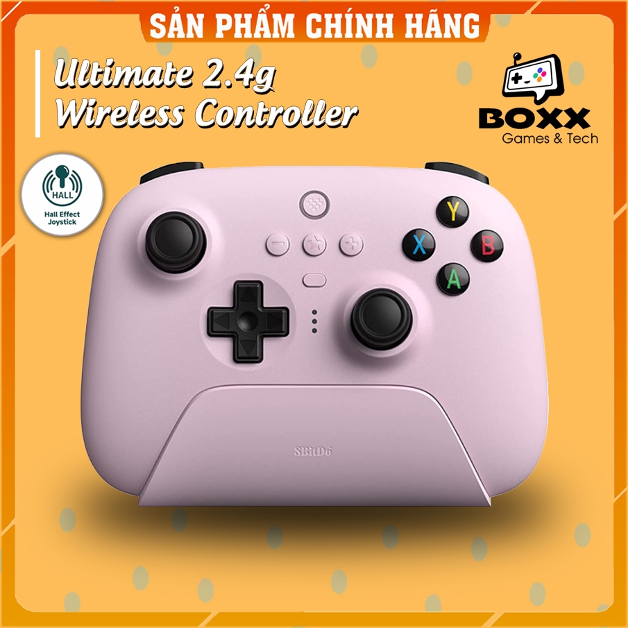 Tay cầm 8BitDo Ultimate 2.4G Wireless Controller cho Laptop, PC, Điện thoại Android