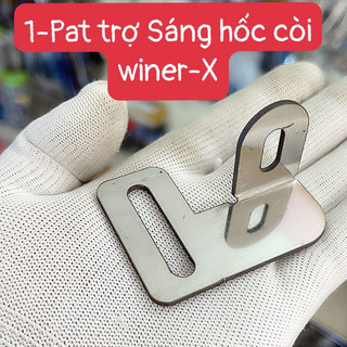 Pát gắn trợ sáng hốc kèn winner x chất liệu inox304