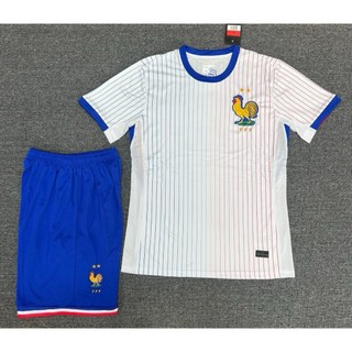 Quần Áo Bóng Đá ĐTQG Pháp Loại Cao Cấp - Euro 2024 - Vải Thái Mềm Mịn Cao Cấp - Thoáng Mát - Thấm Hút Mồ Hôi Tốt